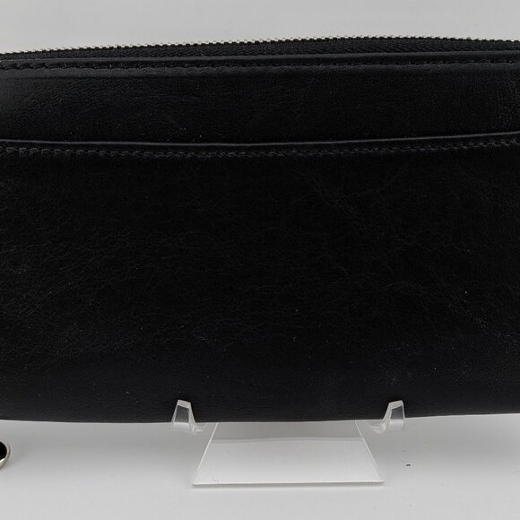 Coach Women's wallet/wristlet black leather - authentic - Picture 2 of 5